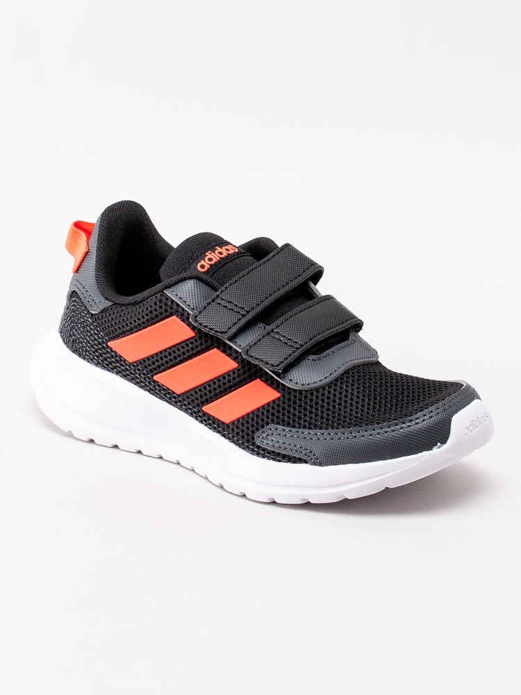 56201029 Adidas Tensor Run Kids EG4143 Svarta sportiga sneakers med röda 3-stripes-1
