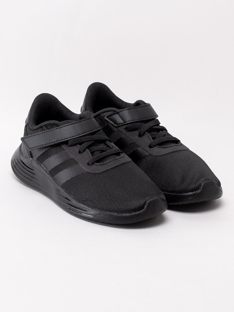 56203019 Adidas Core Black FV5744  Svarta sportskor med snörning och kardborrdeband-3