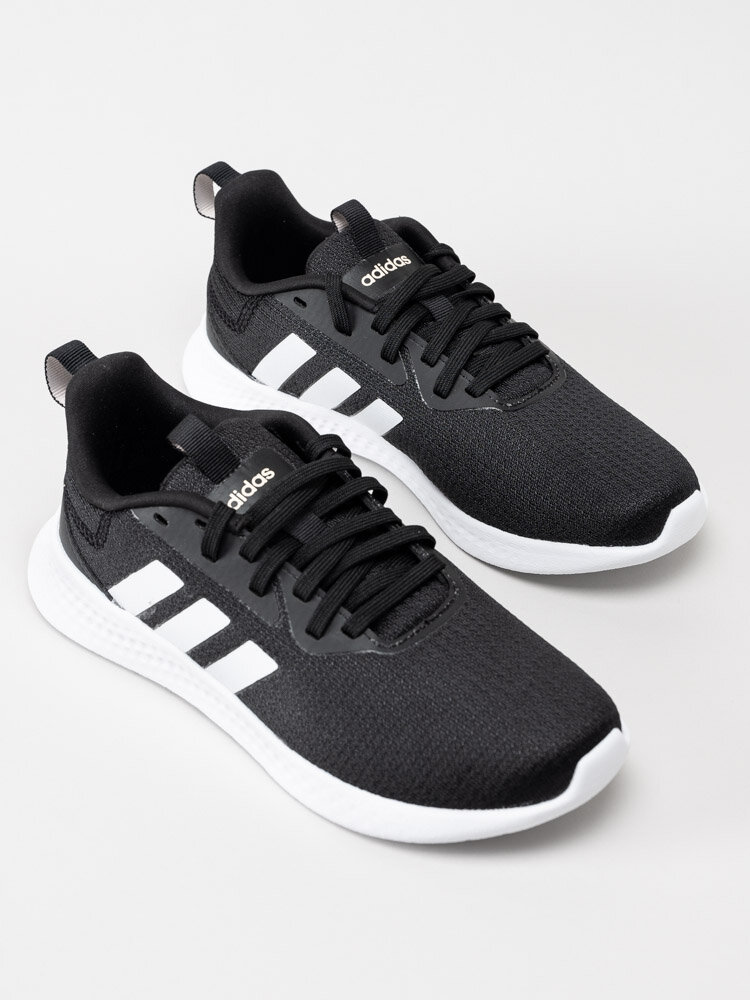 Adidas - Puremotion K - Svarta sportskor med vita stripes