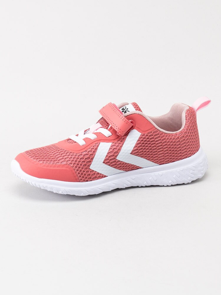 Hummel - Actus ML Jr - Rosa sportskor i textil