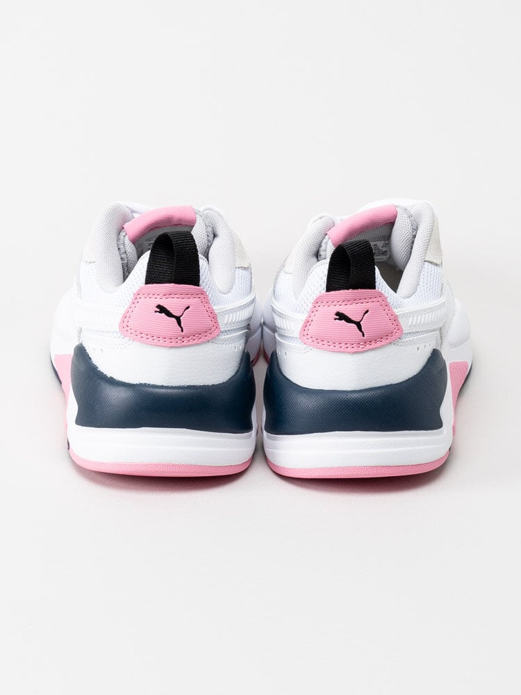 Puma - X-Ray Jr - Vita sneakers med rosa och blå detaljer