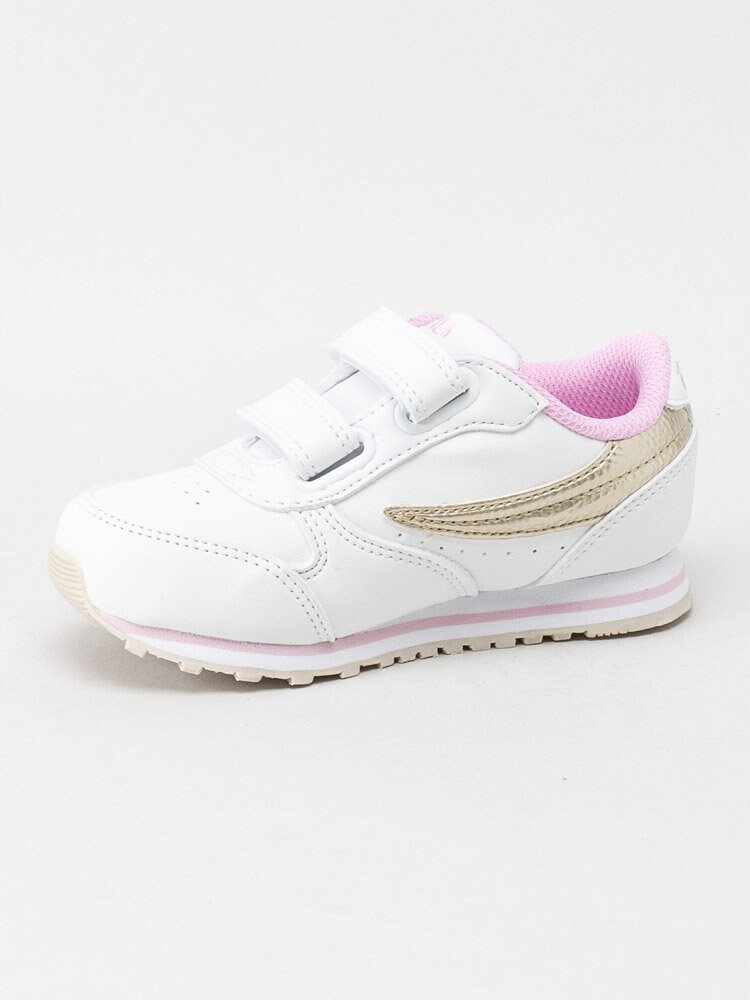 FILA - Orbit Velcro Infans - Vita retrosneakers med fina detaljer.