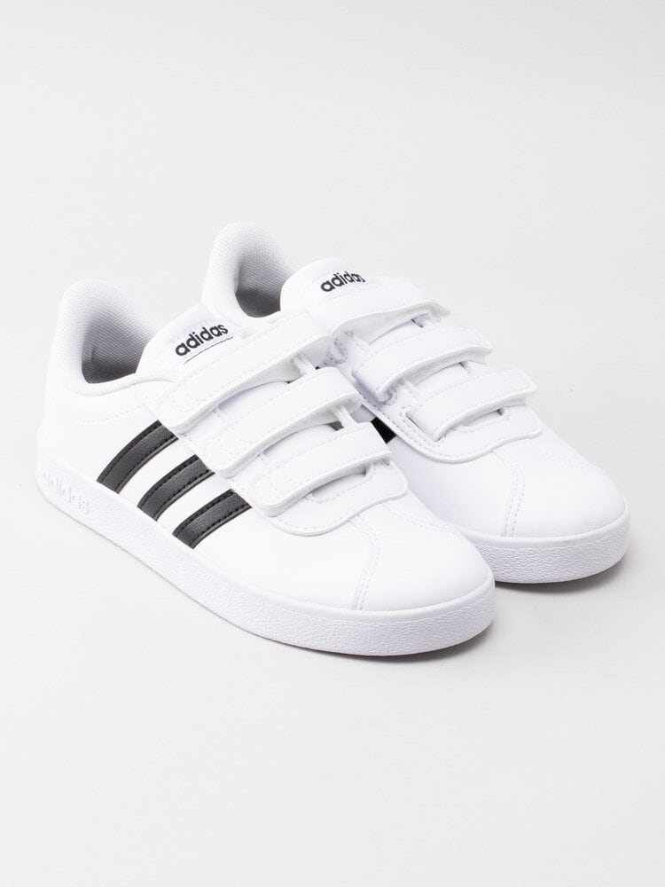 Adidas - VL Court 2.0 Cmf Kids - Vita sneakers med kardborre