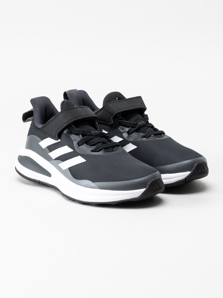 Adidas - FortaRun El K - Svarta sneakers med grå detaljer
