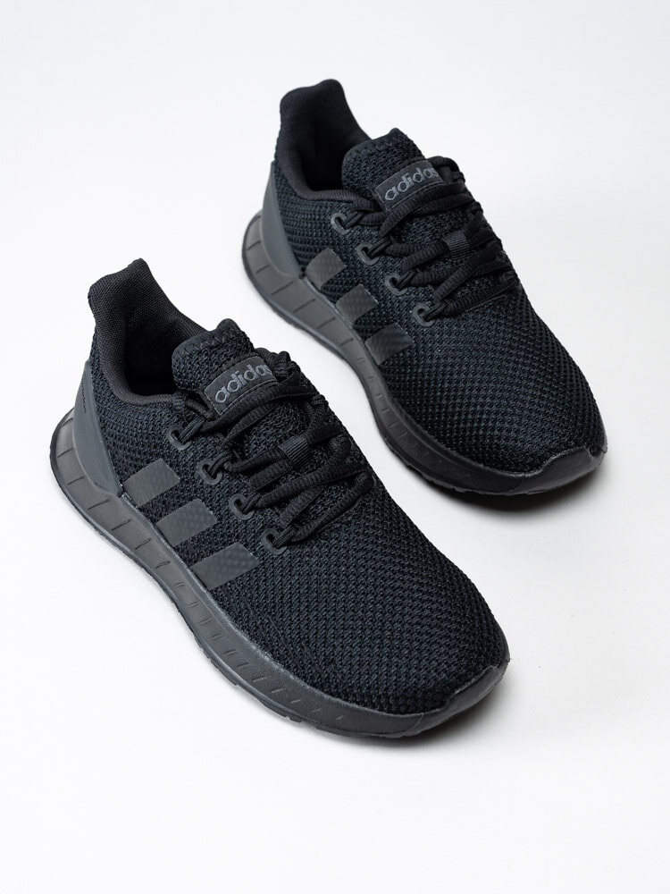 Adidas - Questar Flow Nxt K - Svarta sportskor i textil