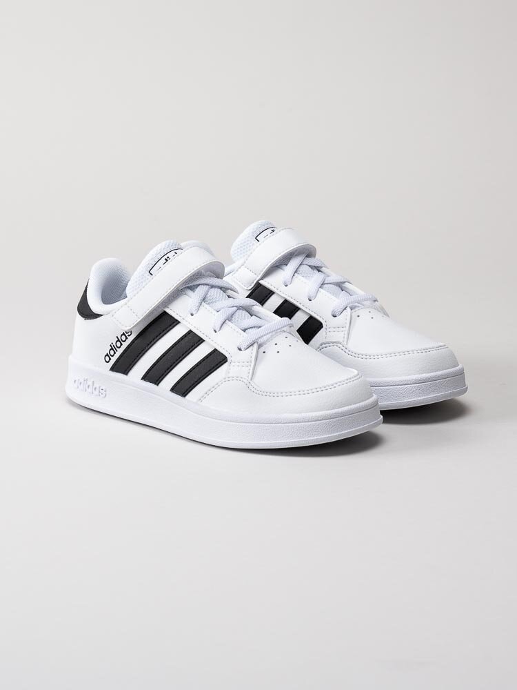 Adidas - Breaknet C - Vita sneakers i med svarta stripes