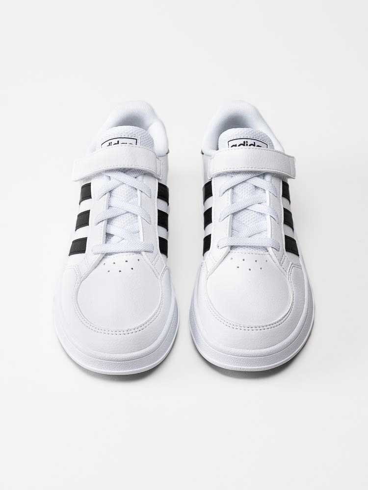 Adidas - Breaknet C - Vita sneakers i med svarta stripes