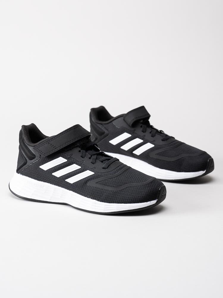 Adidas - Duramo 10 El K - Svarta sneakers med vita stripes