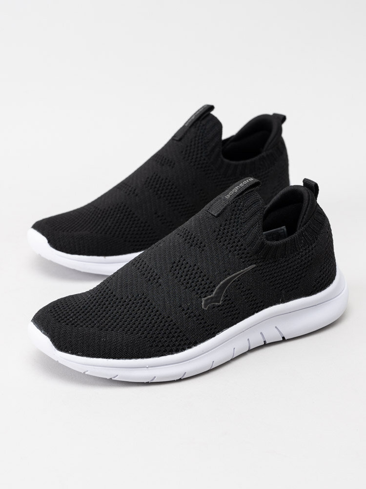 Bagheera - Pace Jr - Svarta slip on sportskor med memoryfoam