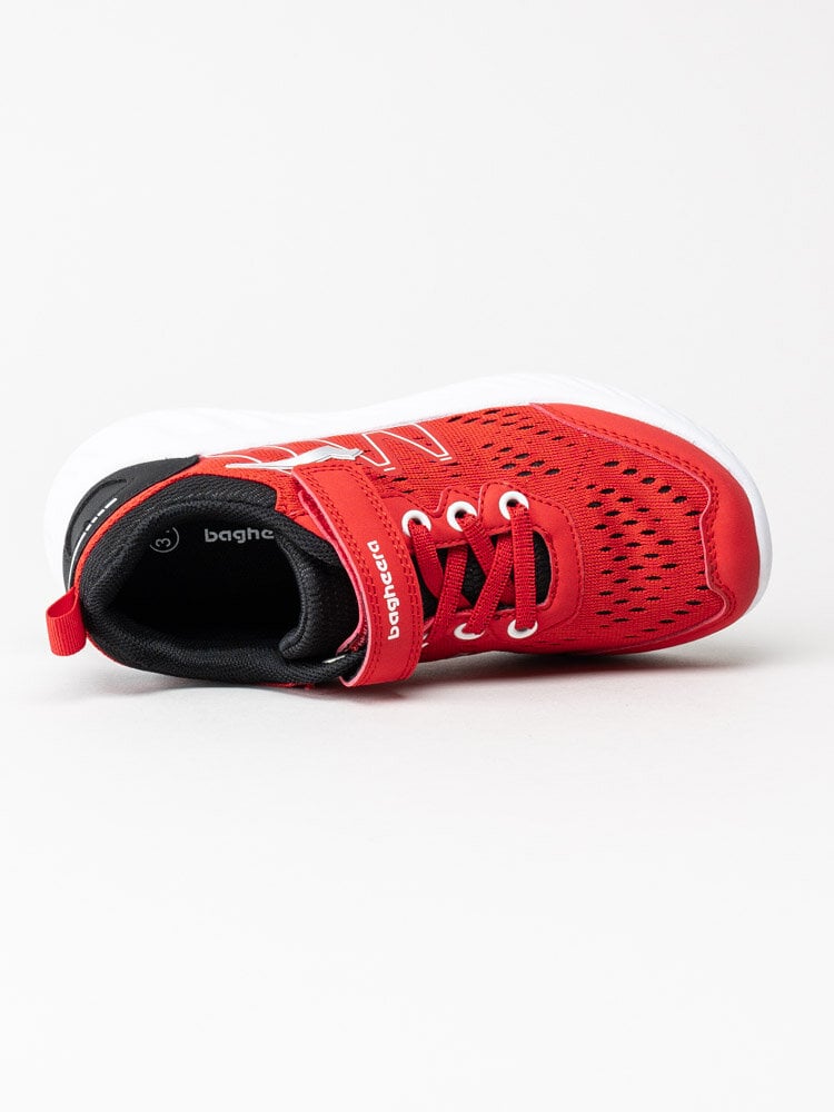 Bagheera - Speedy - Röda sneakers i textil