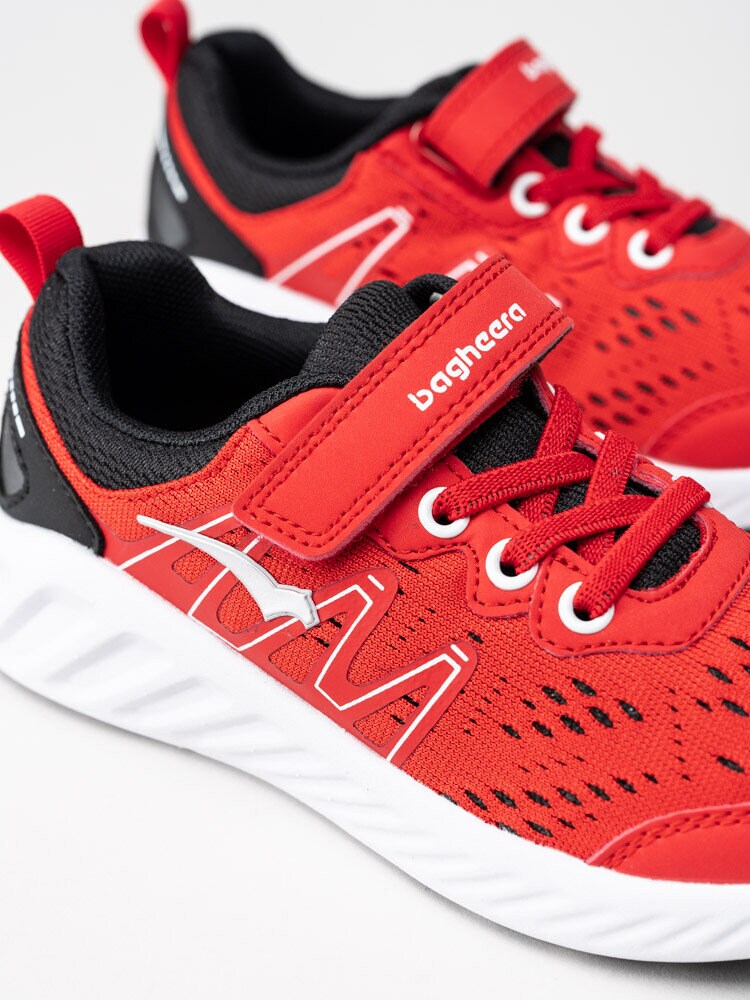 Bagheera - Speedy - Röda sneakers i textil