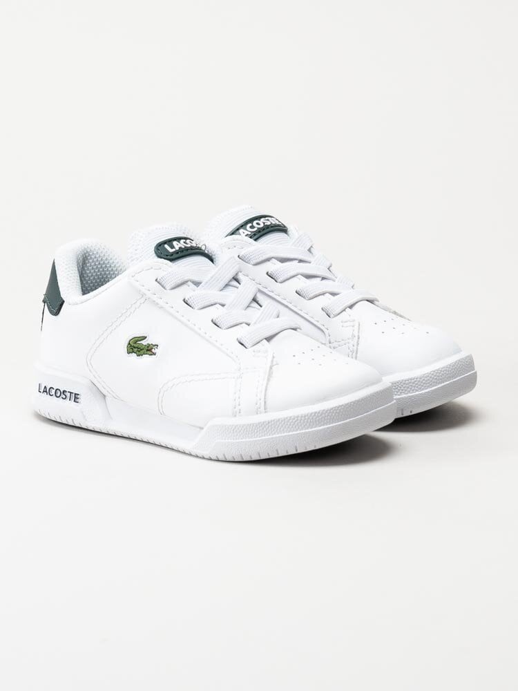 Lacoste - Twin Serve 0721 1 - Vita sneakers med gröna detaljer