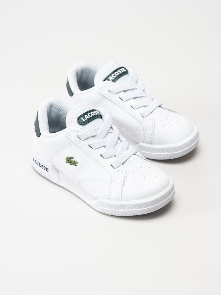 Lacoste - Twin Serve 0721 1 - Vita sneakers med gröna detaljer