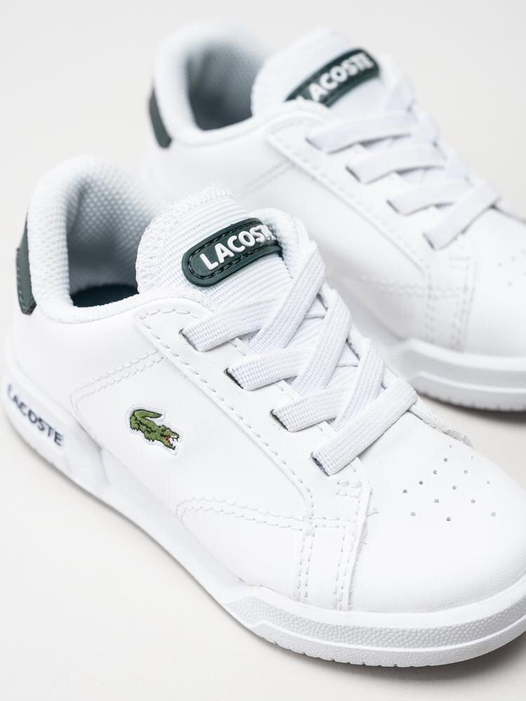 Lacoste - Twin Serve 0721 1 - Vita sneakers med gröna detaljer