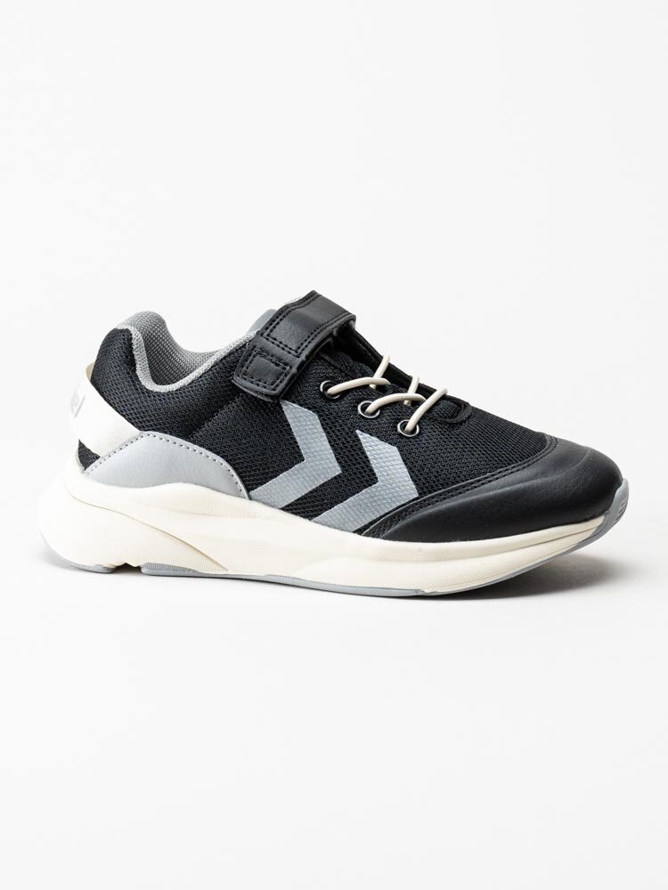 Hummel - Reach 250 Recycled Jr - Svarta sneakers i textil