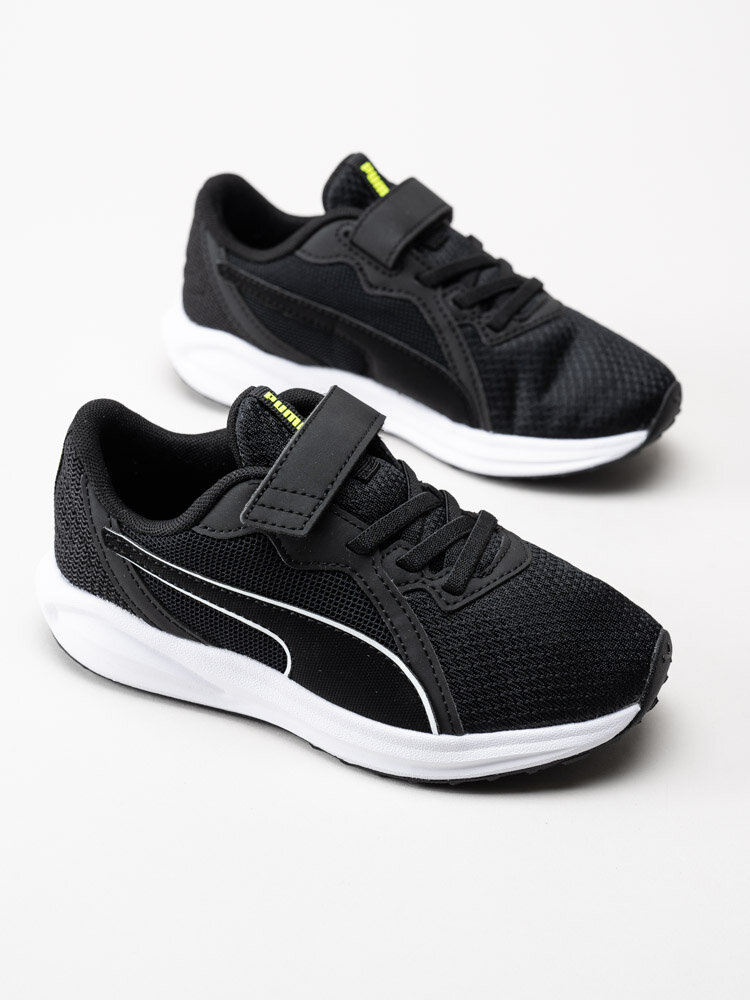 Puma - Twitch Runner Ac Ps - Svarta sportiga sneakers i textil