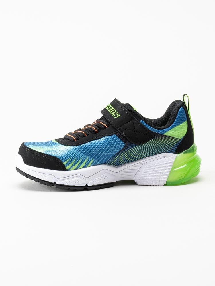 Skechers - Thermoflux 2.0 Kodron - Blå sneakers med gröna detaljer