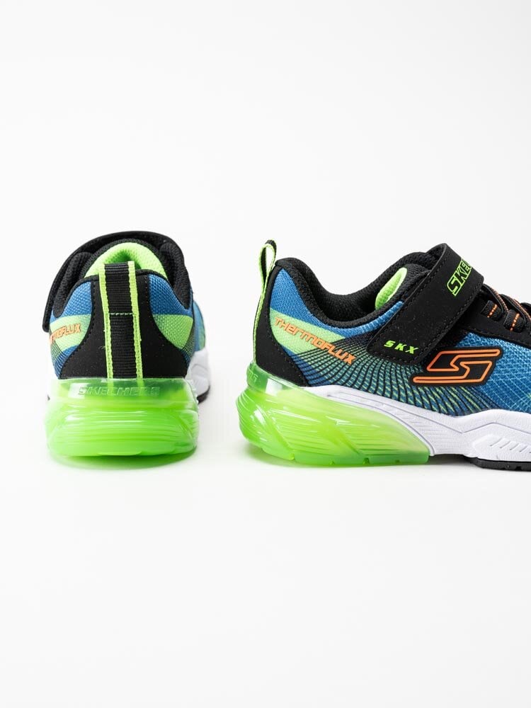 Skechers - Thermoflux 2.0 Kodron - Blå sneakers med gröna detaljer