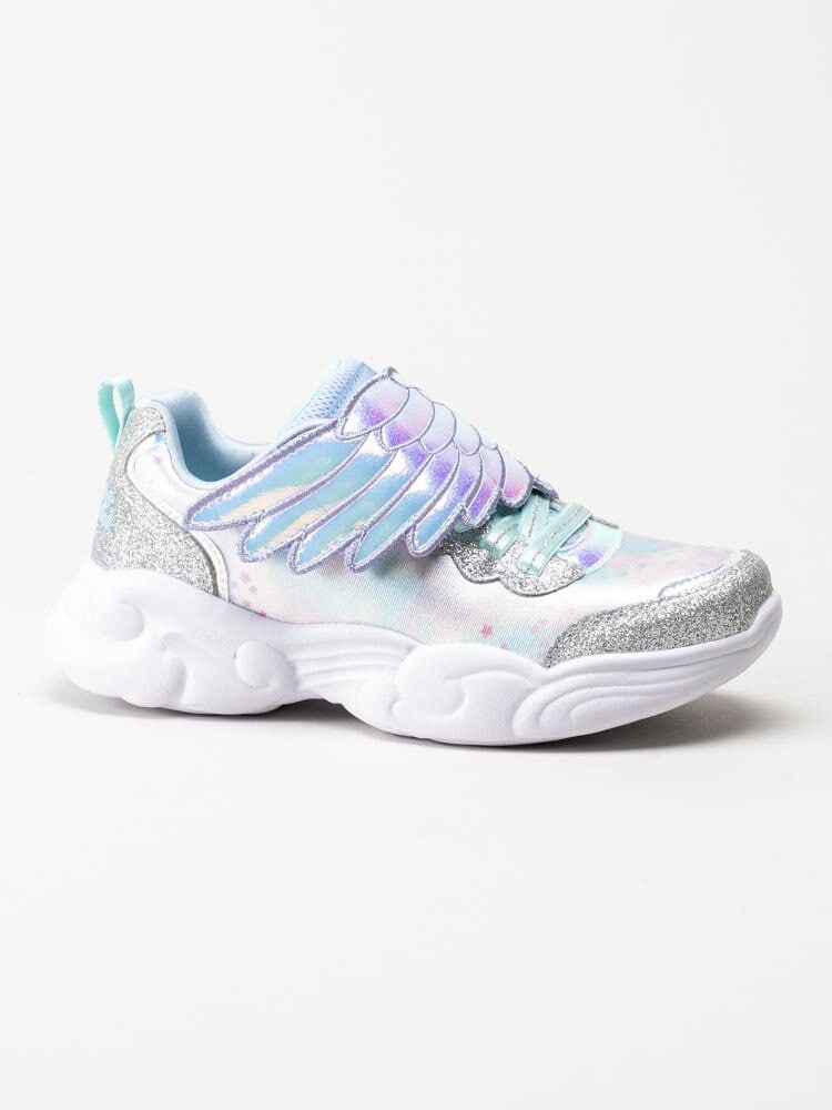 Skechers - Unicorn Stom - Wing Dazzle - Silvriga sneakers med unicorn motiv