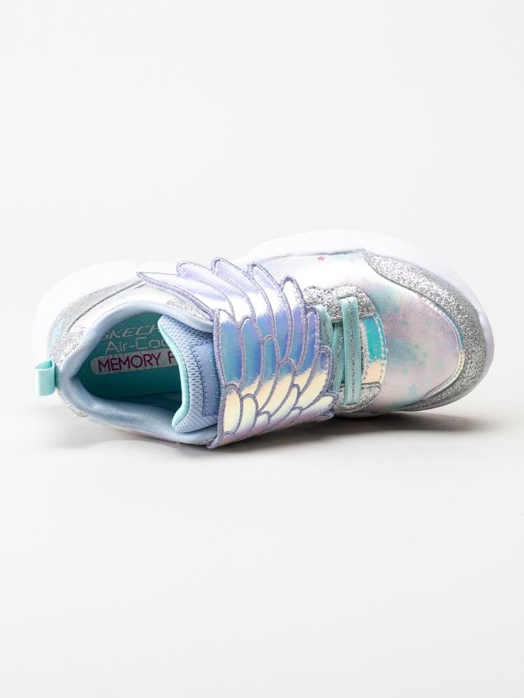 Skechers - Unicorn Stom - Wing Dazzle - Silvriga sneakers med unicorn motiv