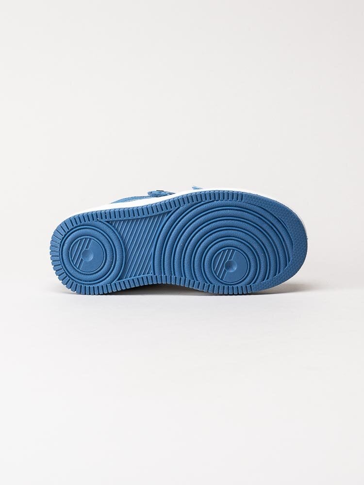 Leaf - Almo - Vita och blå sneakers i skinn