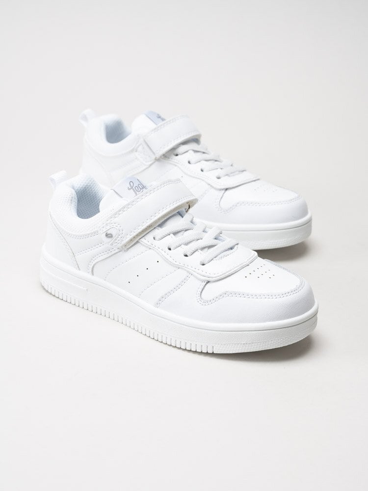 Leaf - Ocke - Vita sneakers i skinn