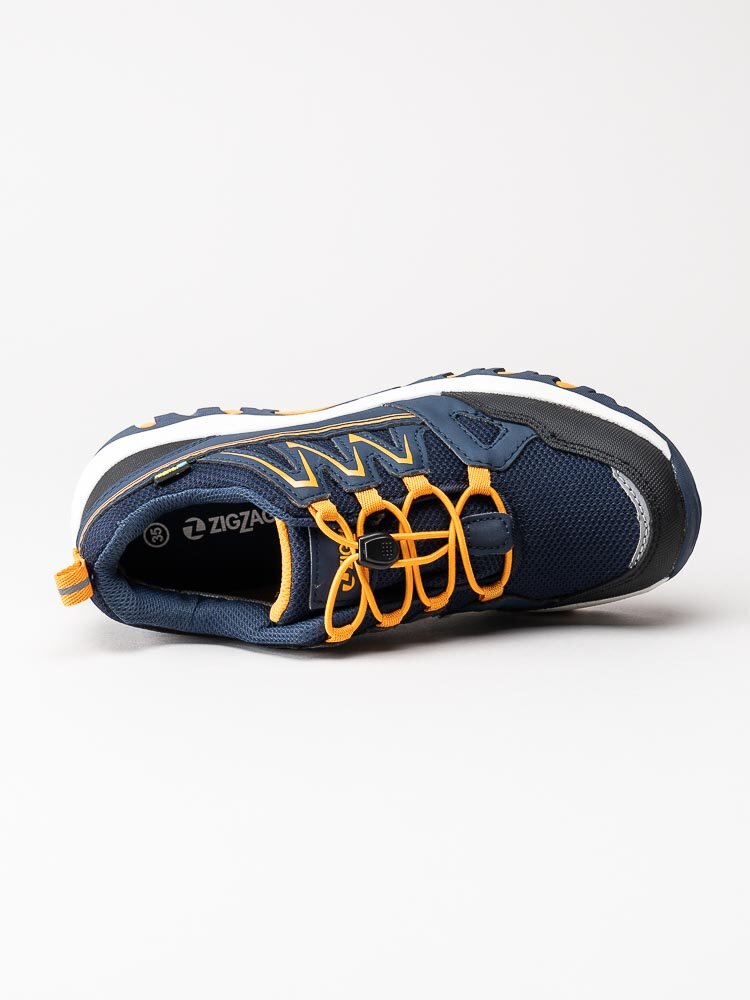 ZigZag - Docheet - Mörkblå sneakers med orange detaljer