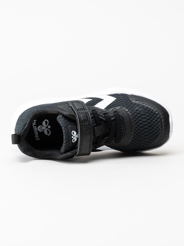 Hummel - Actus Recycled Jr - Svarta sportiga sneakers i textil