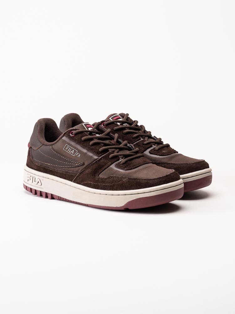 FILA - Fxventuno O Low - Bruna sneakers med mockadetaljer