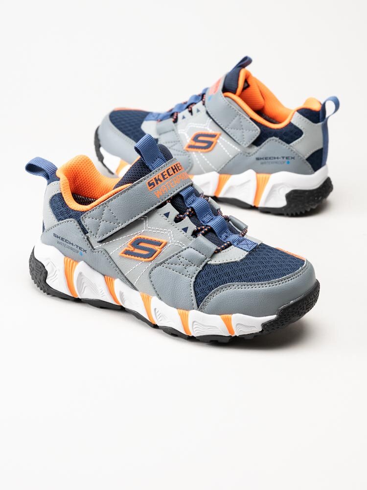 Skechers - Velocitrek Pathwaze - Grå flerfärgade vattentäta sneakers