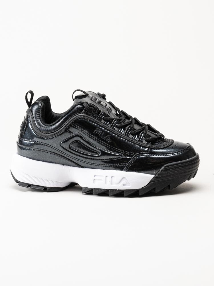 FILA - Disruptor F Teens - Svarta glittriga 90-tals sneakers