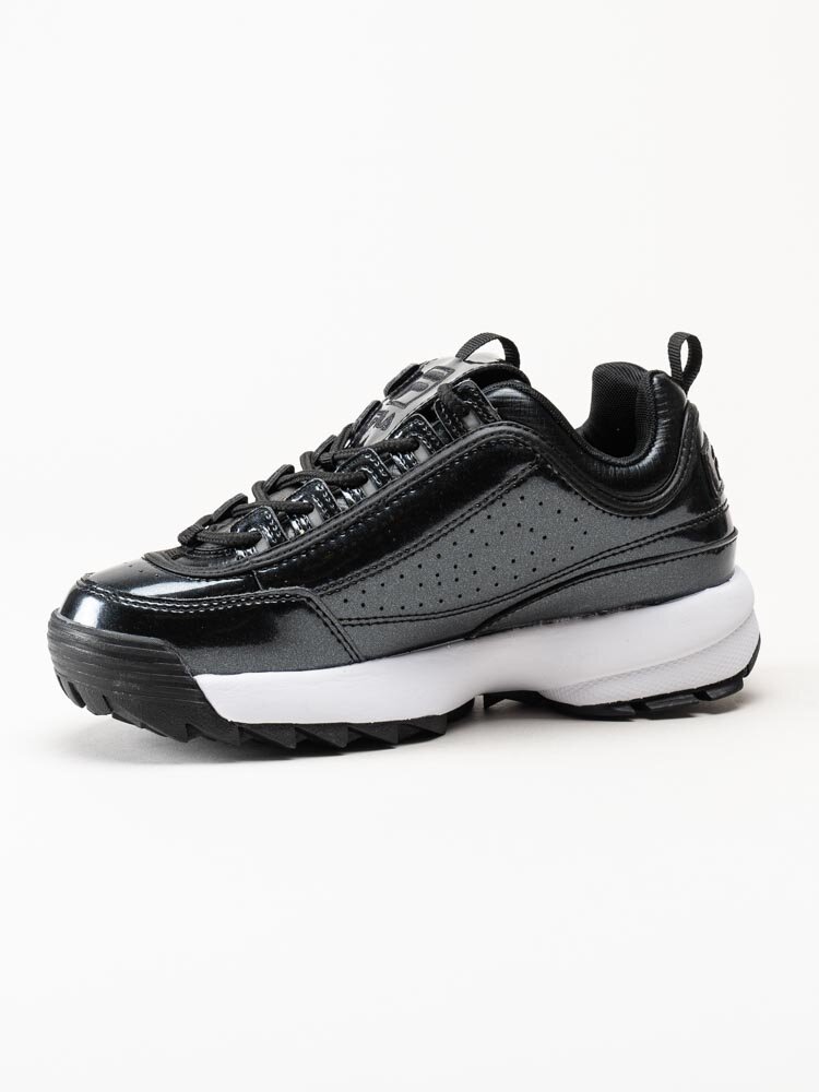 FILA - Disruptor F Teens - Svarta glittriga 90-tals sneakers