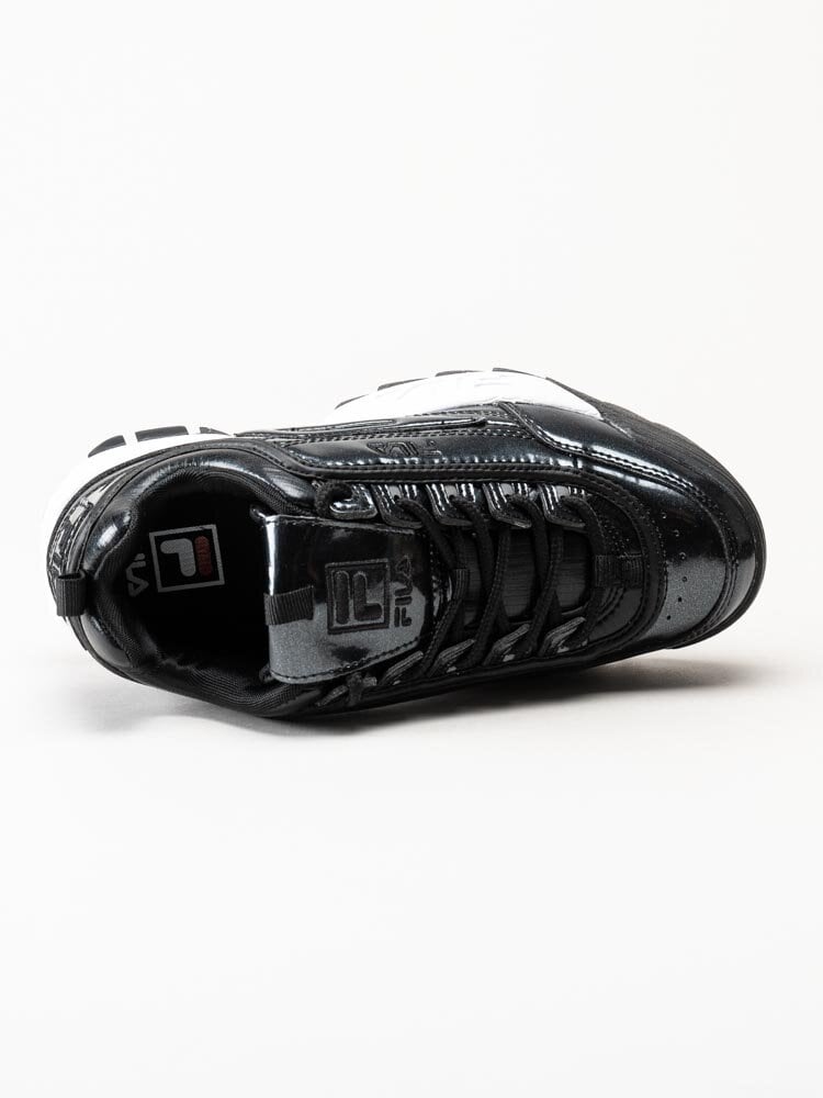 FILA - Disruptor F Teens - Svarta glittriga 90-tals sneakers