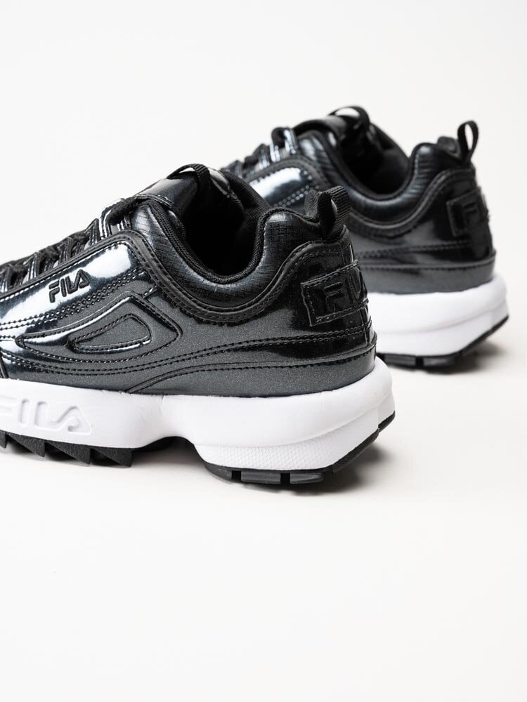 FILA - Disruptor F Teens - Svarta glittriga 90-tals sneakers