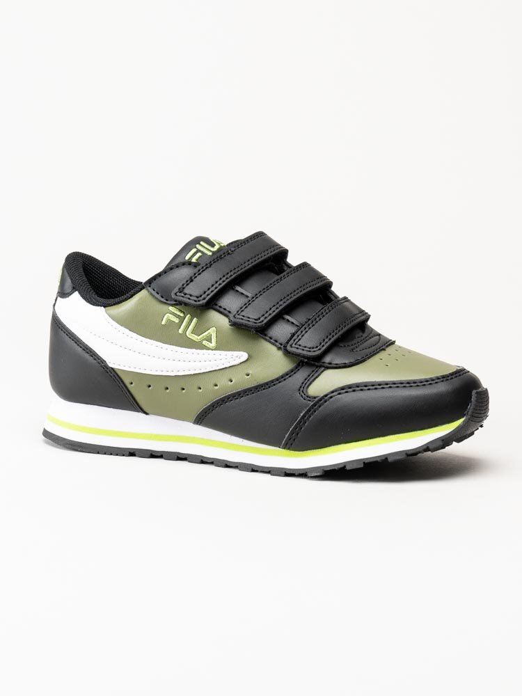 FILA - Orbit Velcro Low Kids - Gröna retrosneakers