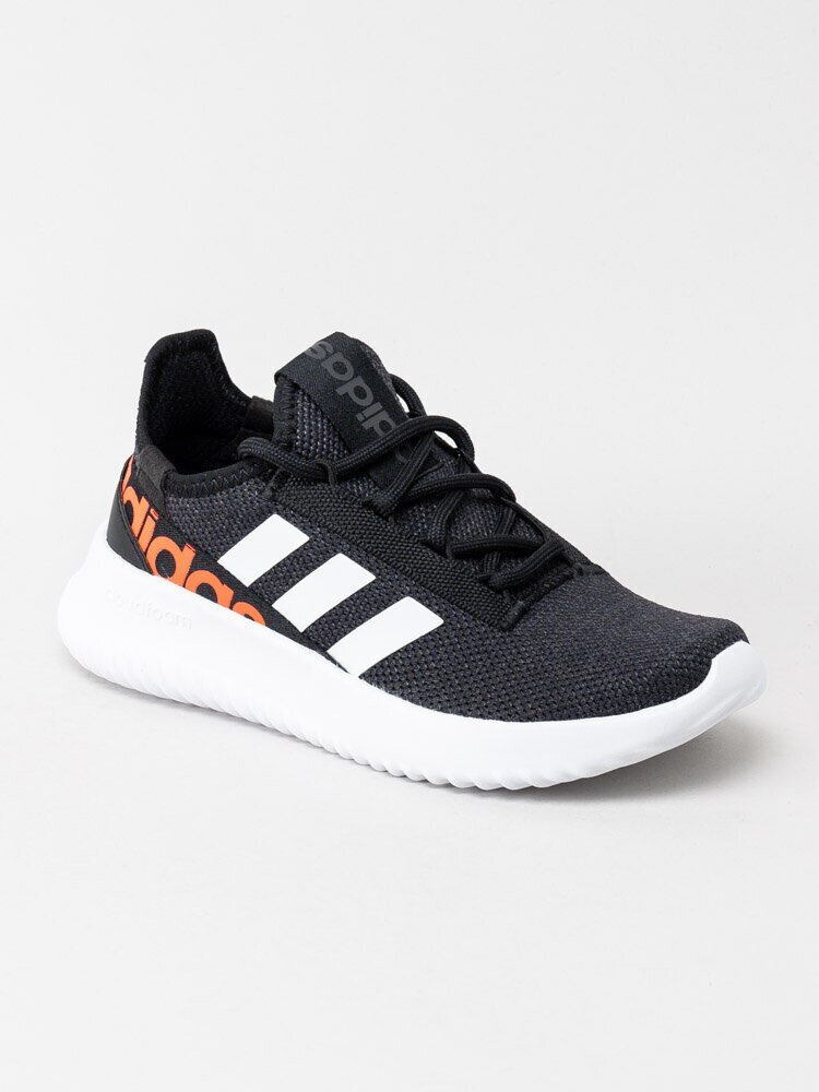 Adidas - Kaptir 2.0 K - Svarta sportskor med orange logga