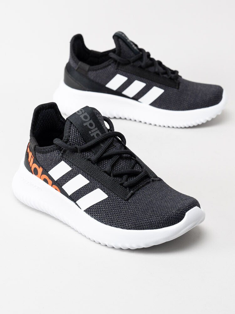 Adidas - Kaptir 2.0 K - Svarta sportskor med orange logga