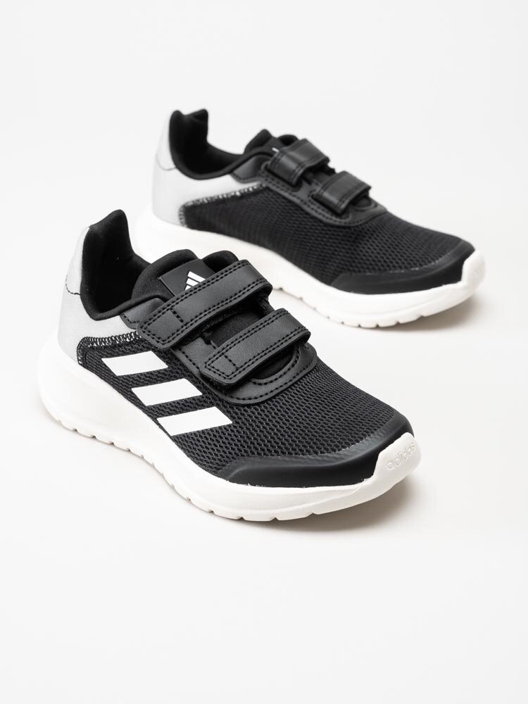 Adidas - Tensaur Run 2.0 CF K - Svarta sneakers i textil