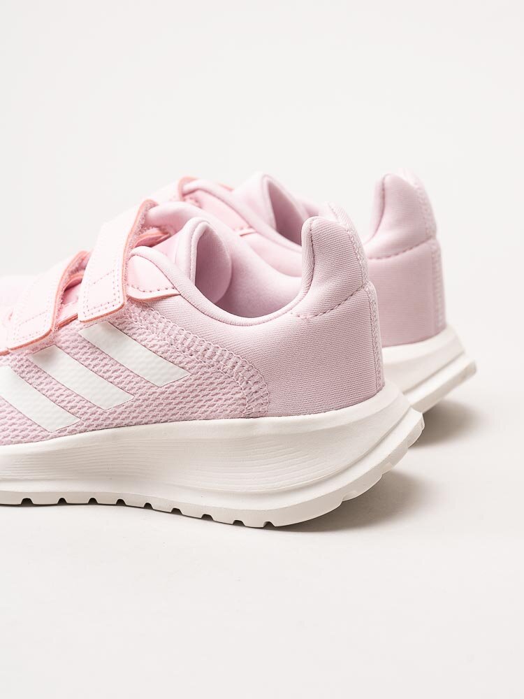 Adidas - Tensaur Run 2.0 CF K - Ljusrosa sneakers med tre vita stripes