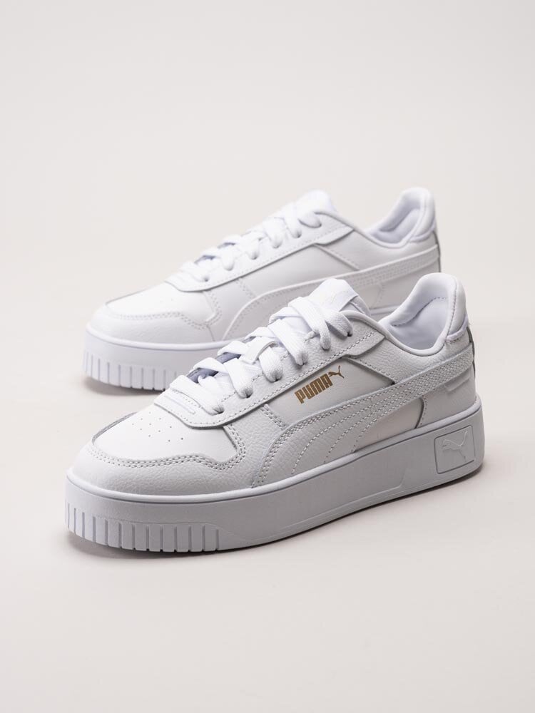 Puma - Carina Street Jr - Vita sneakers i skinn