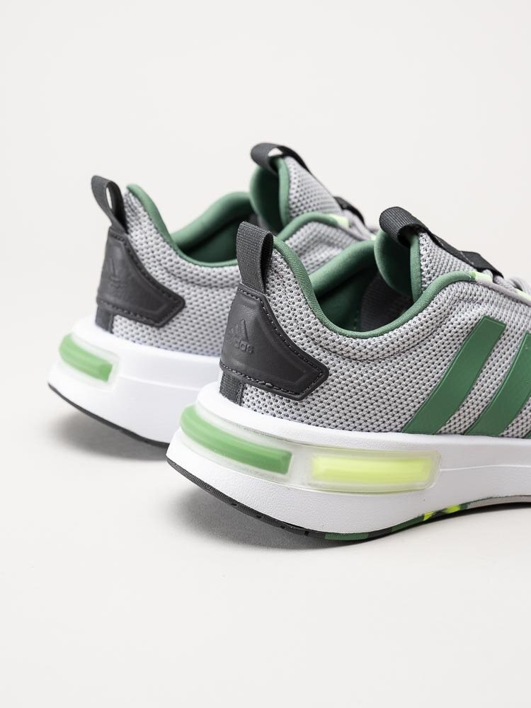 Adidas - Racer TR23 K - Grå sneakers med gröna stripes