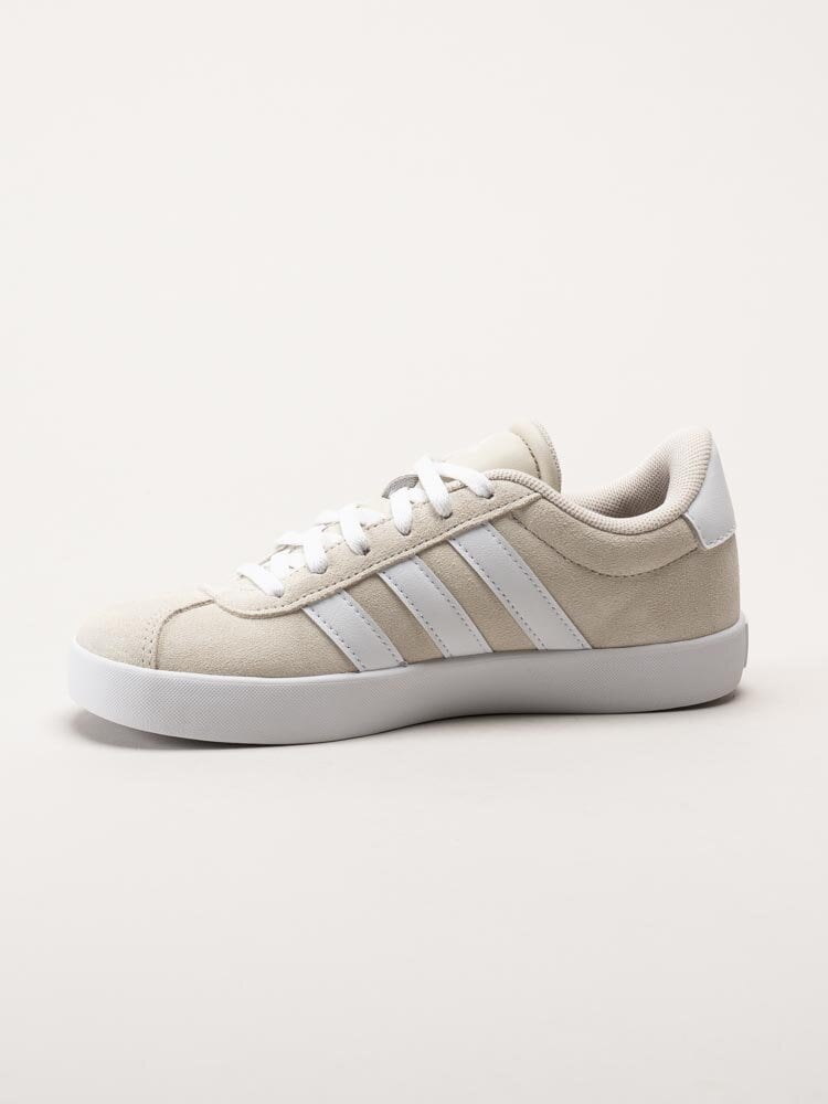 Adidas - VL Court 3.0 K - Beige sneakers i mocka