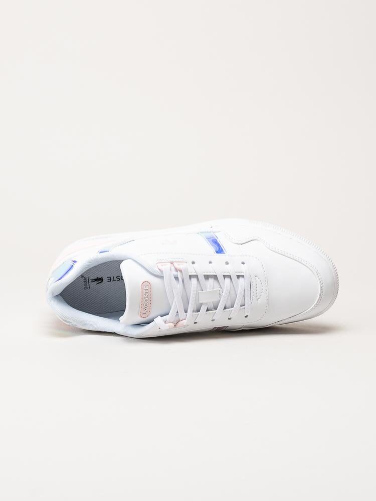 Lacoste - T-Clip - Vita sneakers med metallic detaljer