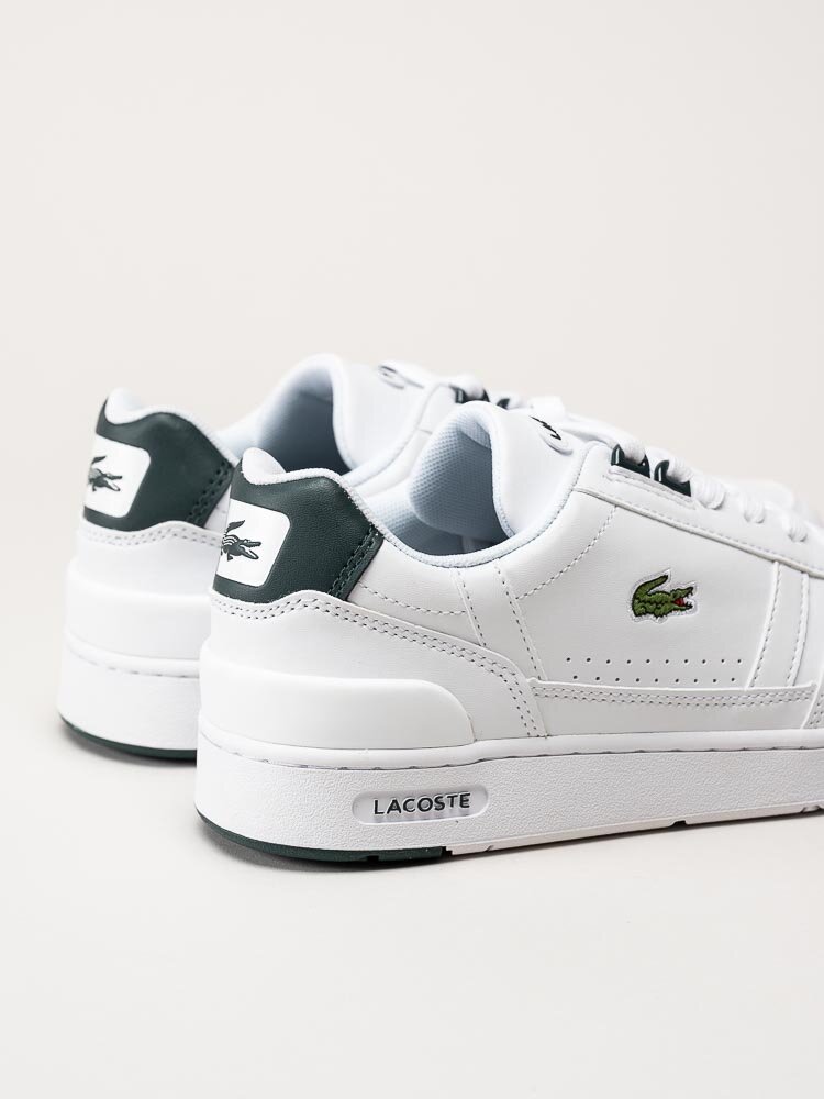 Lacoste - T-Clip - Vita sneakers i skinnimitation