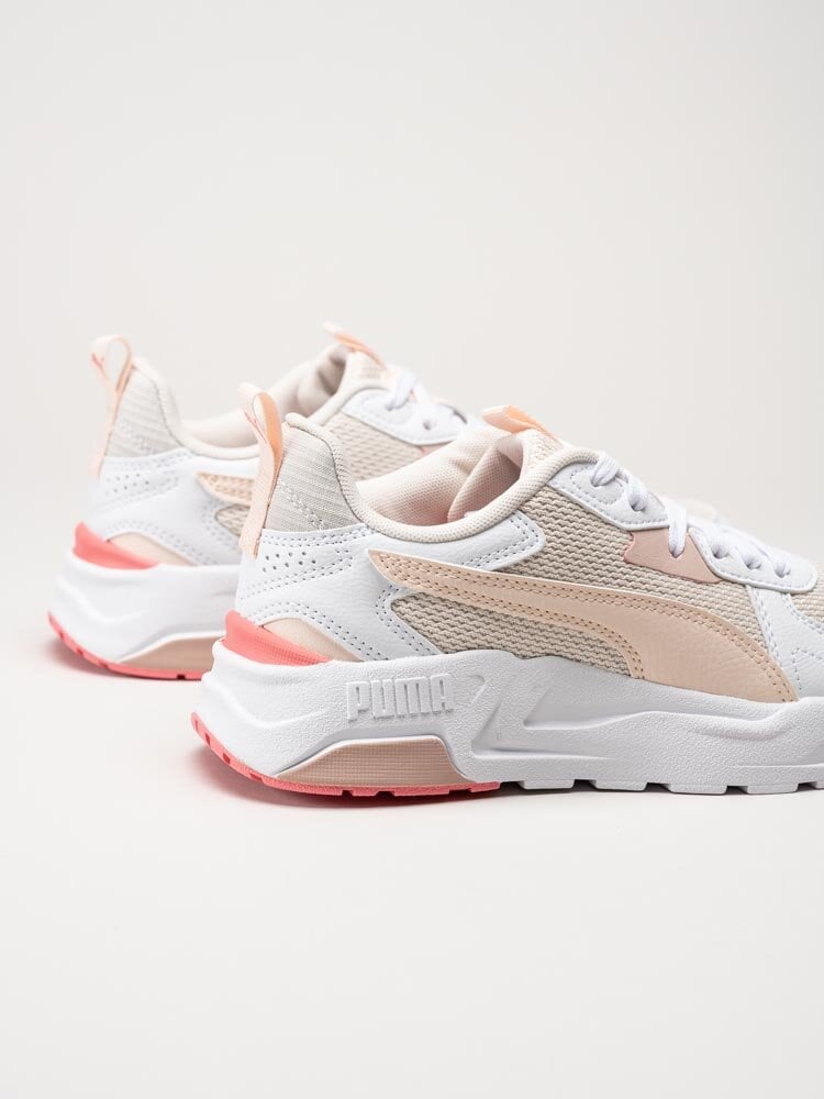 Puma - Trinity Lite Jr - Beige multifärgade sneakers i textil