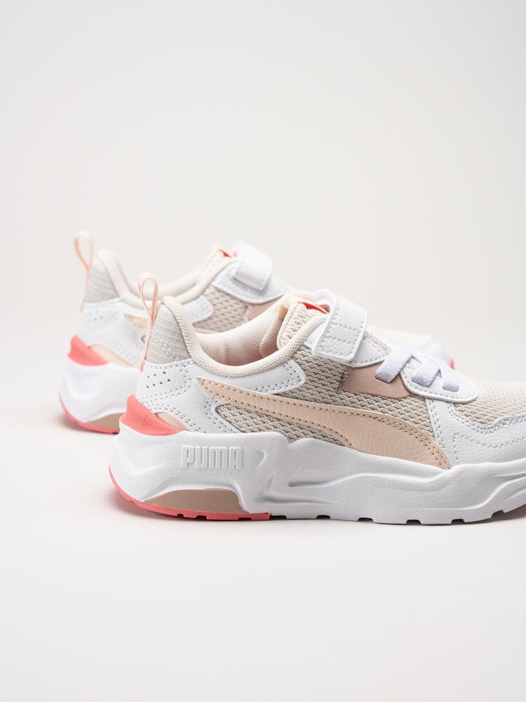 Puma - Trinity Lite AC - Beige multifärgade sneakers i textil