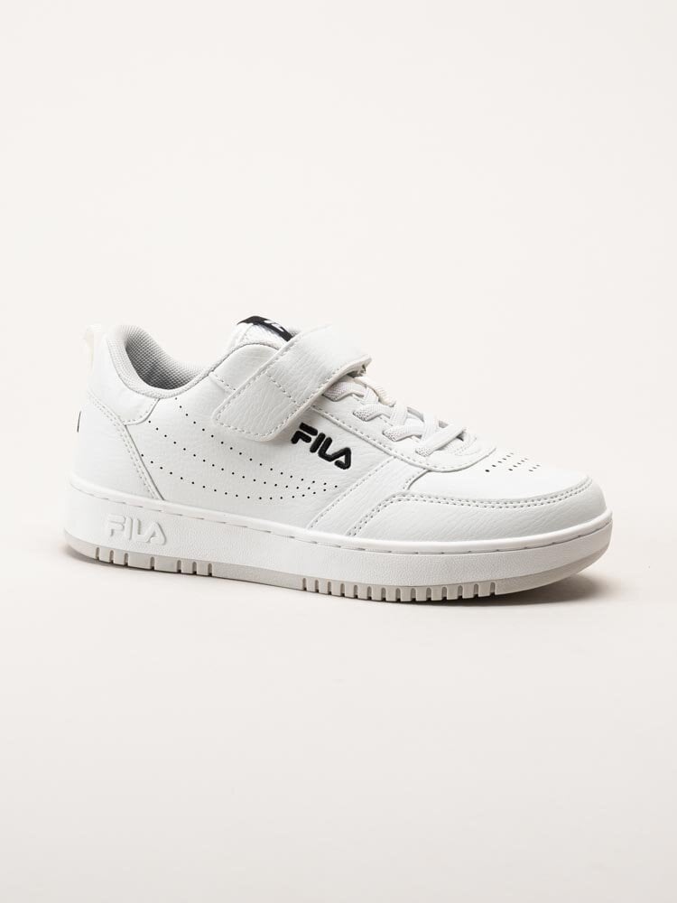 FILA - Rega Velcro K - Vita sneakers i skinnimitation