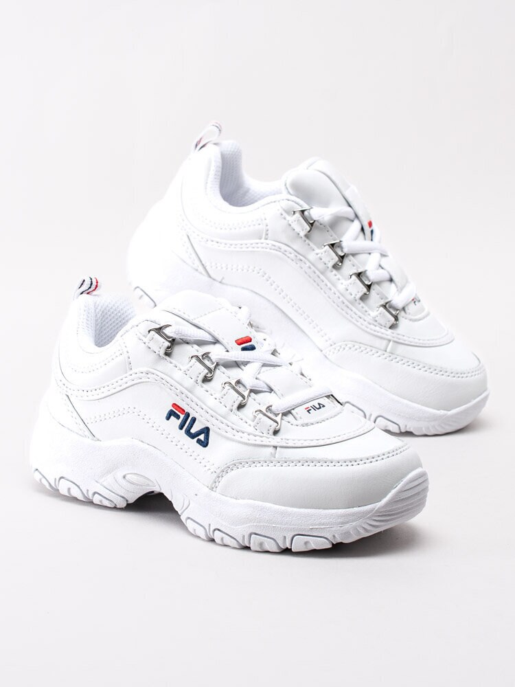 FILA - Strada low K - Vita 90-tals sneakers i skinn