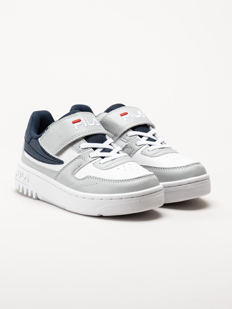 FILA - Fxventuno Velcro Kids - Vit grå sneakers