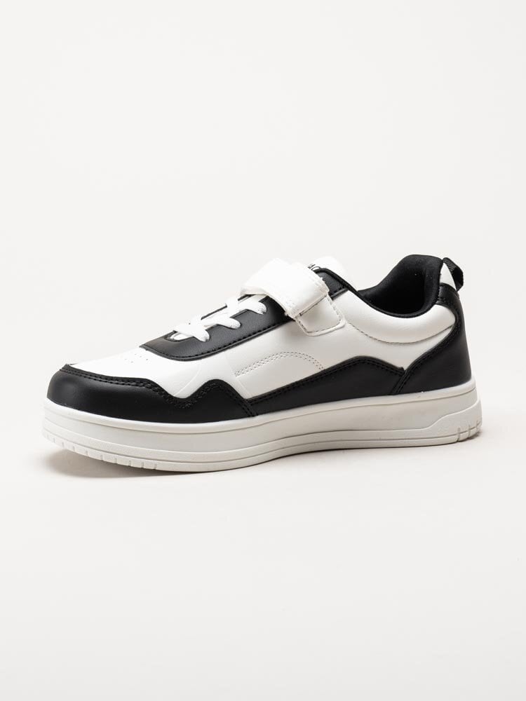 ZigZag - Lodus Kids Shoe - Svart-vita sneakers i skinnimitation